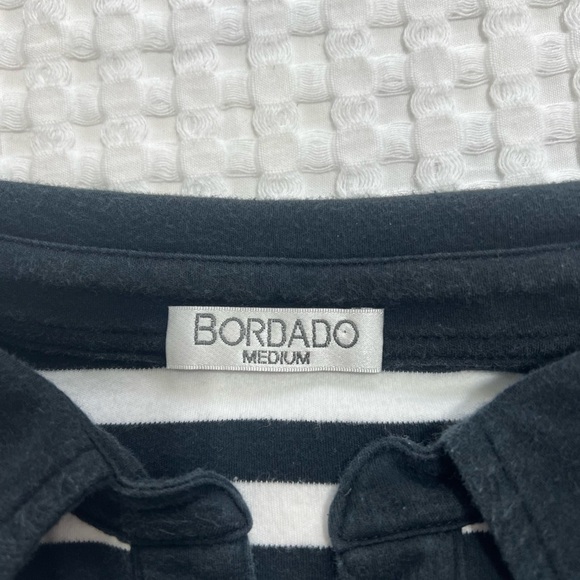 Bordado Woman’s Med Cotton Collared Stripe Shirt - Picture 2 of 9